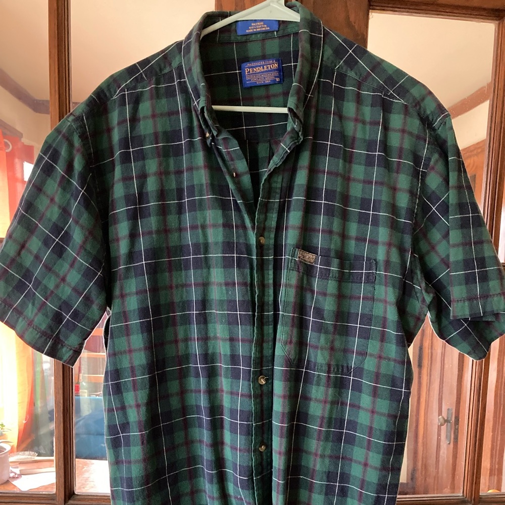 Pendleton Button Up Short Sleeve Flannel